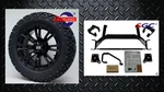 Ezgo Txt Electric Golf Cart 6" Lift Kit + 14" Voodoo Wheels And 23" At Tires. Fixed Price $869.00.