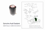 Genuine Audi Sealant 6R0012619D Oem Convertible Body. Fixed Price $40.42.