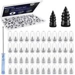 Nachlynn 50 Pcs Tire Repair Nails Self-tapping Rubber Screw Tool.... Fixed Price $13.68.