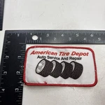 Auto Service Repair Car Tires American Depot Company Advertising Patch 29MA. Fixed Price $5.91.