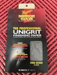 Meguiars S2025 Mirror Glaze Unigrit Finishing Paper 2000 (25 Sheets). Fixed Price $30.00.