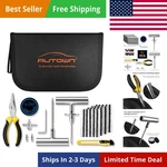 Flat Tire Repair Kit With Plugs 31 Pcs For Car, Motorcycle, Atv, Jeep, Truck,.... Fixed Price $31.49.