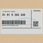 Genuine Bmw 51910302248 - Touch Up Paint Pen Set Titanium Silver Met. 2X12ML 354. Fixed Price $62.86.