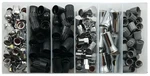 192 Piece Tpms Tire Valve Stem Cap & Sleeve Assortment Kit - Black Grey Chrome. Fixed Price $35.95.