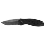Kershaw Pocket Knife Blur Blackwash Drop Point With Inset Liner Lock KW1670BW. Fixed Price $96.99.