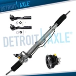 Power Steering Rack And Pinion Pump W/pulley Tie Rods For Toyota Tundra Sequoia. Fixed Price $321.09.