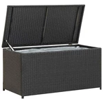 Vidaxl Patio Box- Durable Poly Rattan Garden Item Storage, Powder-coated. Fixed Price $148.99.
