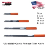 Ultrawiz Auto Glass Windshield Quick Release Long Knife Trim Urethane Tool 4400. Fixed Price $238.00.