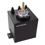 With High Flow 044 Fuel Pump 2L Black Aluminum Swirl Surge Tank AN6 Fitting. Fixed Price $68.86.