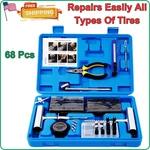 Tire Repair - 68 Pcs Heavy Duty Plug Kit, Universal Tools. Fixed Price $28.62.