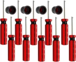 Upamcarker 10 Pcs 6523339 Valve Core Removal Tool W/4 Tire Stand, Red. Fixed Price $15.53.