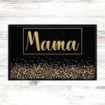 Hat Patch Mama Black Rectangle Sublimation Dyi Fabric Glue Iron Sew. Fixed Price $9.99.