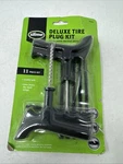 Slime Deluxe 11 Piece Tire Repair Reamer Plug Kit Car Truck Pistol Grip 20302. Fixed Price $10.00.