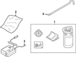 Genuine Mazda Tire Repair Kit DN4E-37-C20A. Fixed Price $218.46.
