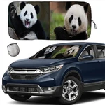 2026 Upgrade Tdcqqgqq Cute Panda Windshield Sunshade For Car - Medium Size .... Fixed Price $24.78.