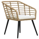 Rattan Dining Chair 2 Pcs Patio Wicker With Cushions Poly Vidaxl. Fixed Price $187.99.