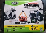 Slime Emergency Roadside Moto/off Kit With Booster Cables. Fixed Price $40.00.