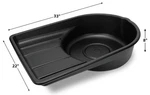Extra Large 7.5 Gallon Capacity Engine Oil Coolant Drain Pan For Diesel Trucks. Fixed Price $78.95.