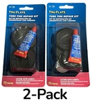 Tru-flate 14-130 Tire Tube Repair Kit Patches Rubber Cement ( 2-PACK) New. Fixed Price $15.99.