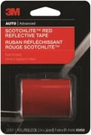 New 3M Bondo 03459 Auto Scotchlite Red Reflective Tape, 2 In X 36 6013346. Fixed Price $6.19.