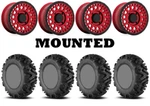 Kit Efx Motomtc Tires 26X9-14/26X11-14 On Black Rhino Parker Red Narrow Can. Fixed Price $1278.23.