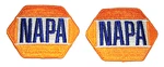 2 Vtg Yellow Napa Auto Car Parts New Nos Cloth Advertising Hat Or Jacket Patch. Fixed Price $12.99.