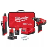 Milwaukee Canada 12V Li-ion Brushless Cordless Commercial Tire Flat Repair Kit. Fixed Price $731.09.