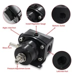 Universal Adjustable Aluminum Fuel Pressure Regulator 0-100PSI Gauge. Fixed Price $49.99.